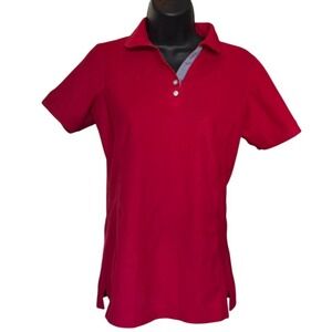 Chick Fil A Oobe Team Member Style‎ Red Employee Polo Shirt Women's Sz S
